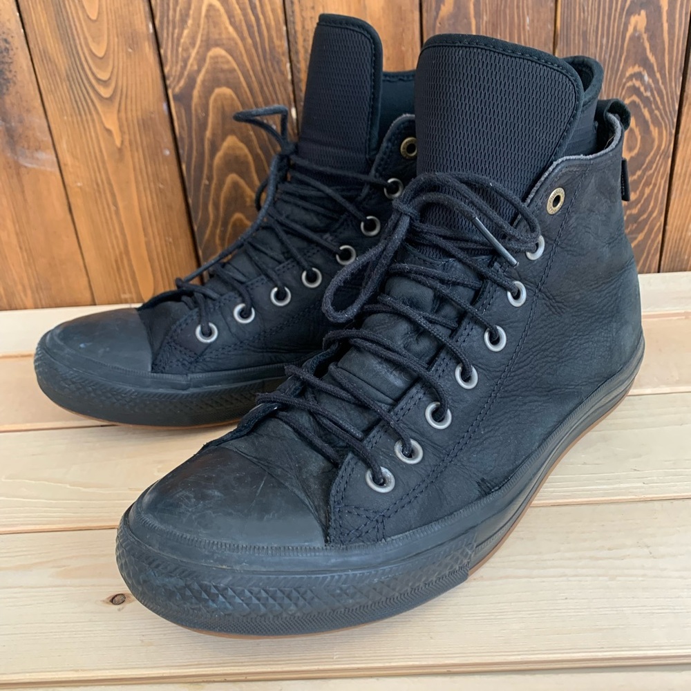 Converse Chuck Taylor All Star Men’s 
Waterproof Nubuck Boots in Black-Rare - Picture 2 of 16